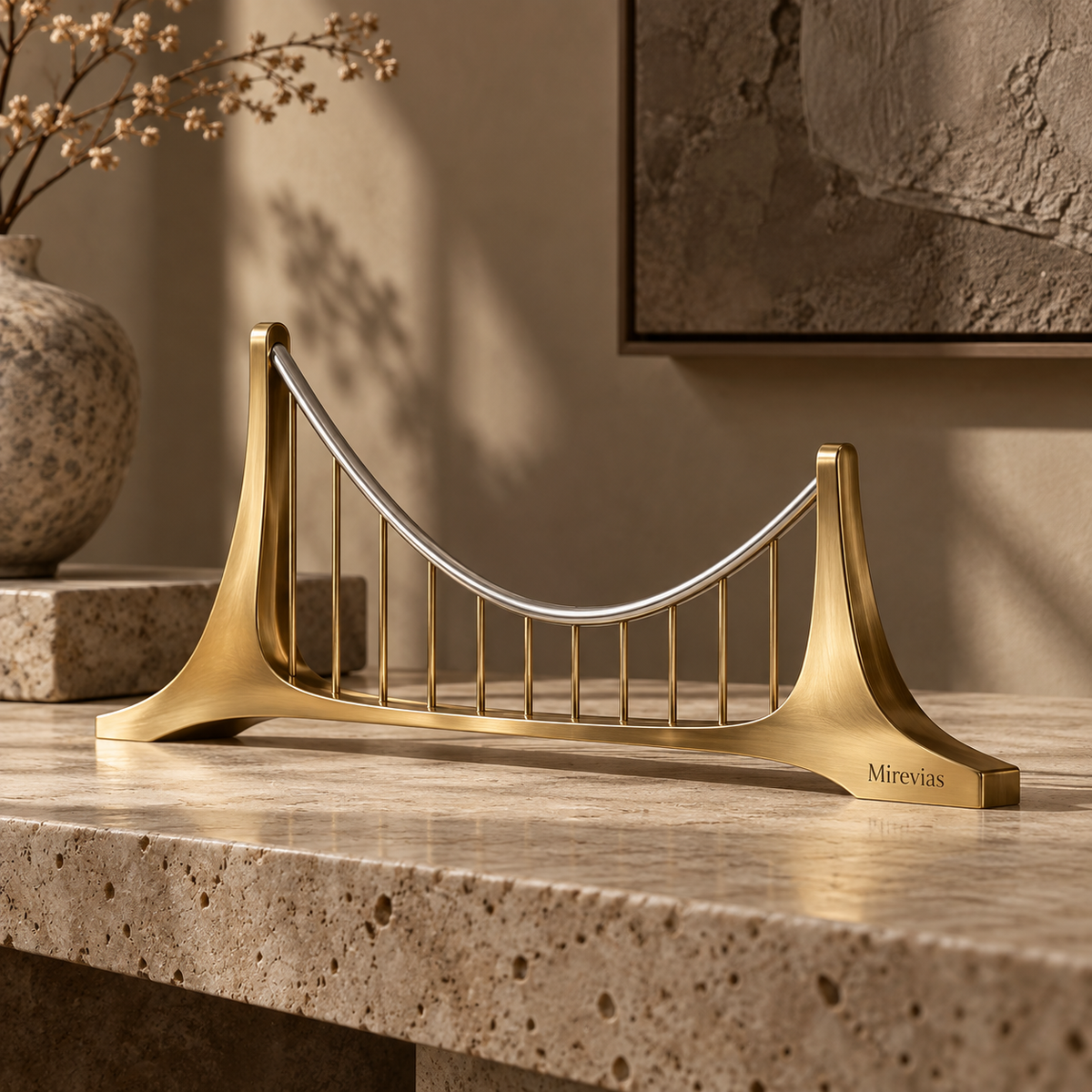 Elzaraly™ Connection Bridge Metal Sculpture