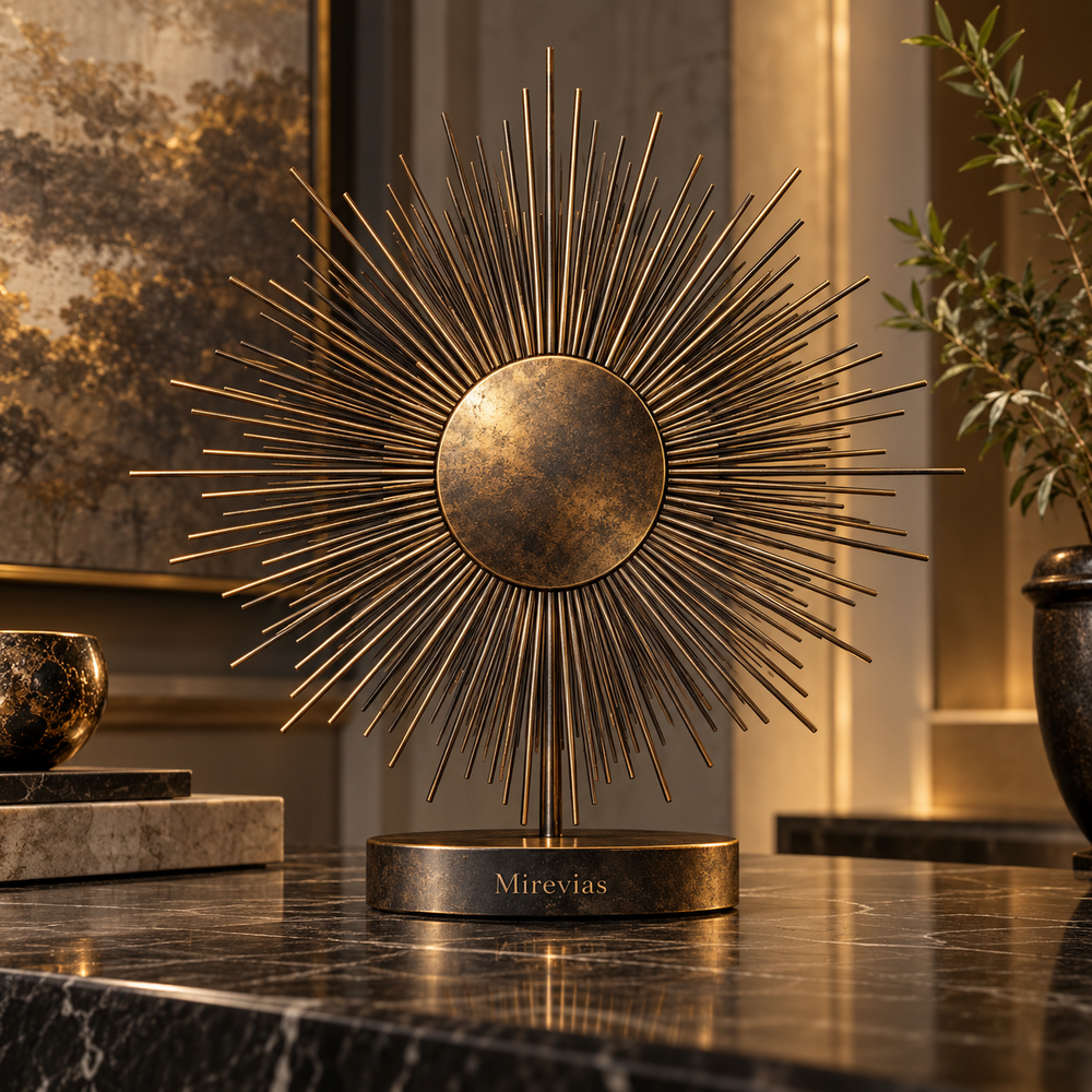 Elzaraly™ Sunburst Metal Sculpture