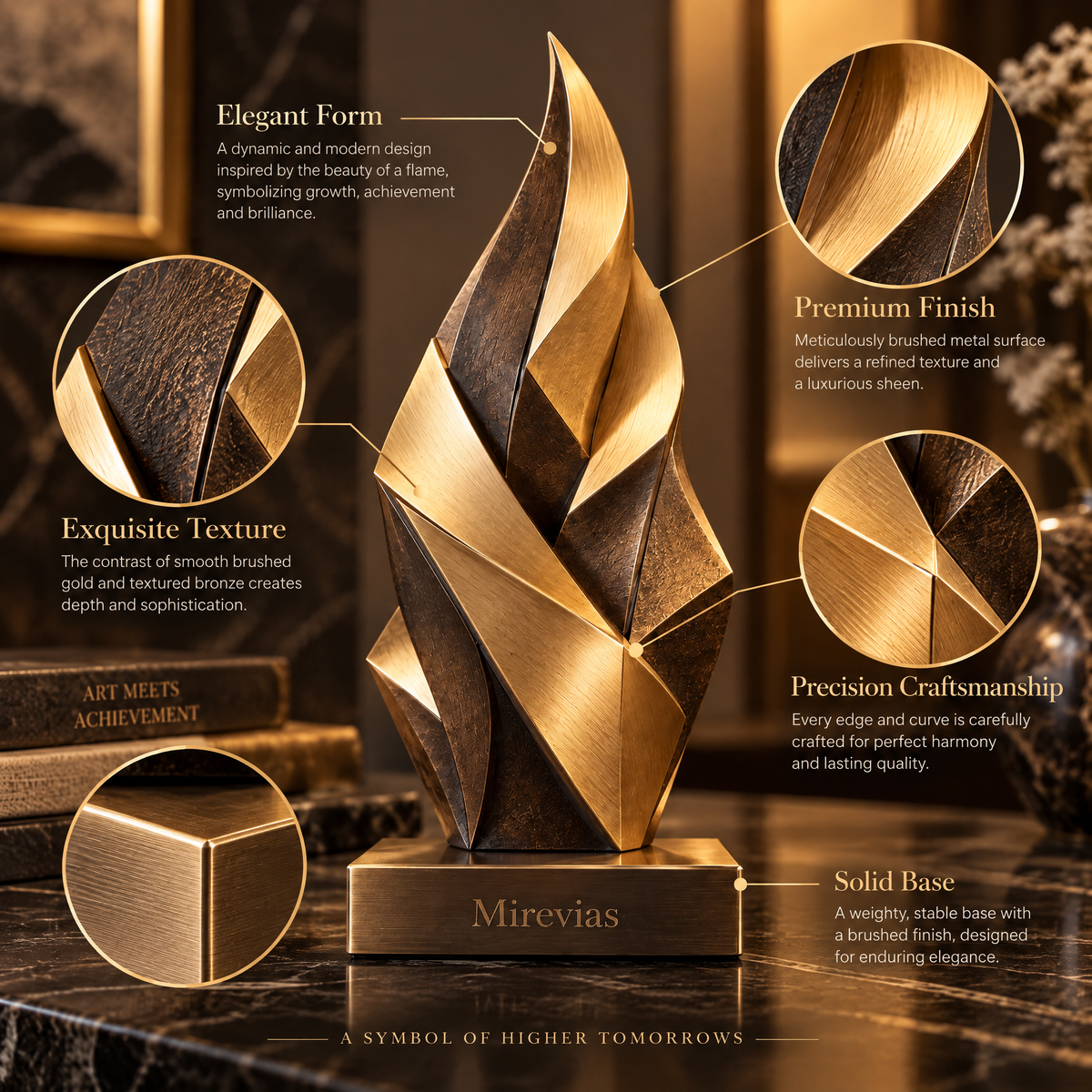 Elzaraly™ Eternal Ember Metal Sculpture