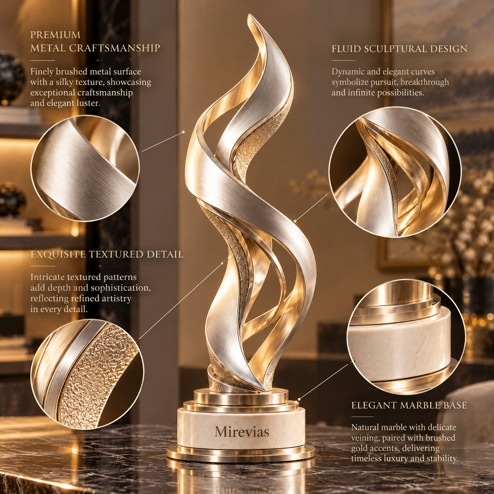 Elzaraly™ Flowing Grace Metal Sculpture