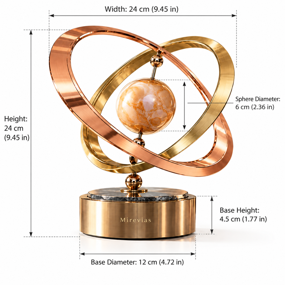 Elzaraly™ Celestial Orbit Metal Sculpture presented as a meaningful gift