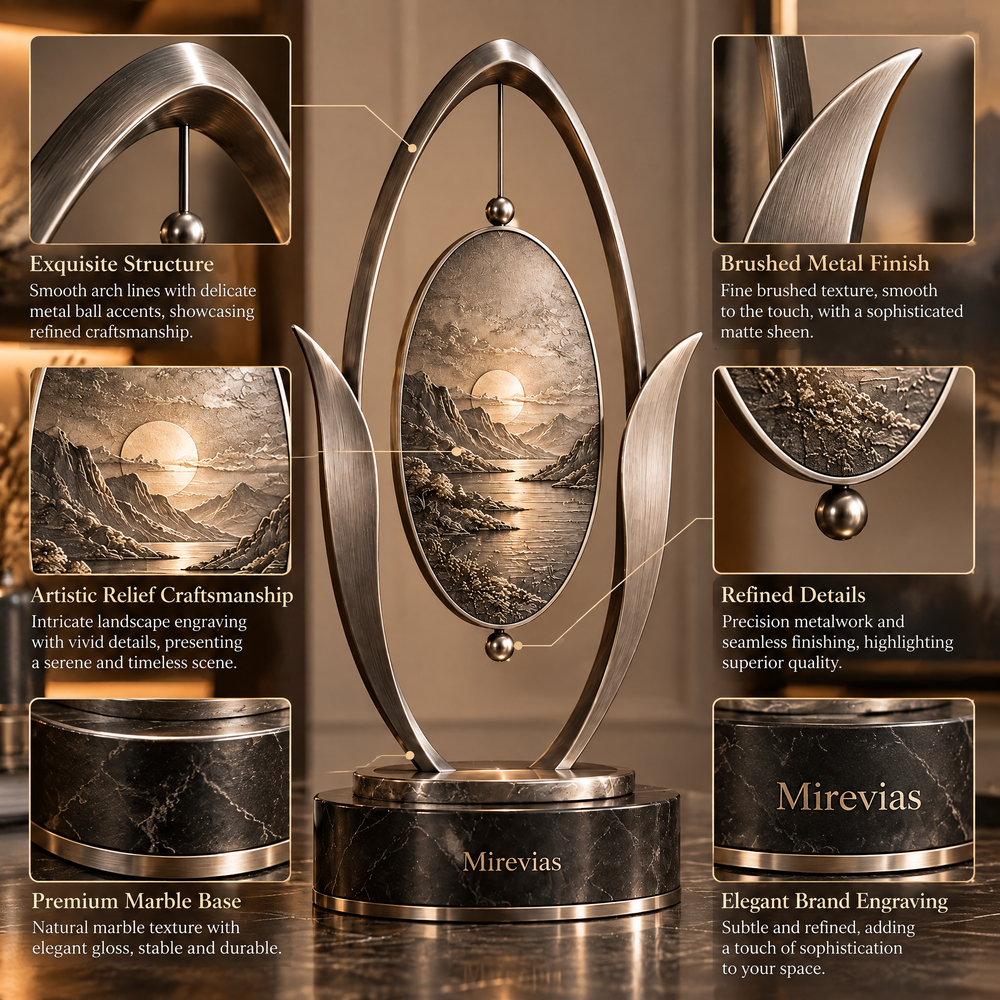 Elzaraly™ Still Horizon Metal Sculpture