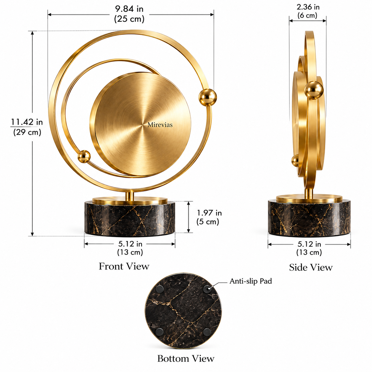 Elzaraly™ Solar Orbit Metal Sculpture