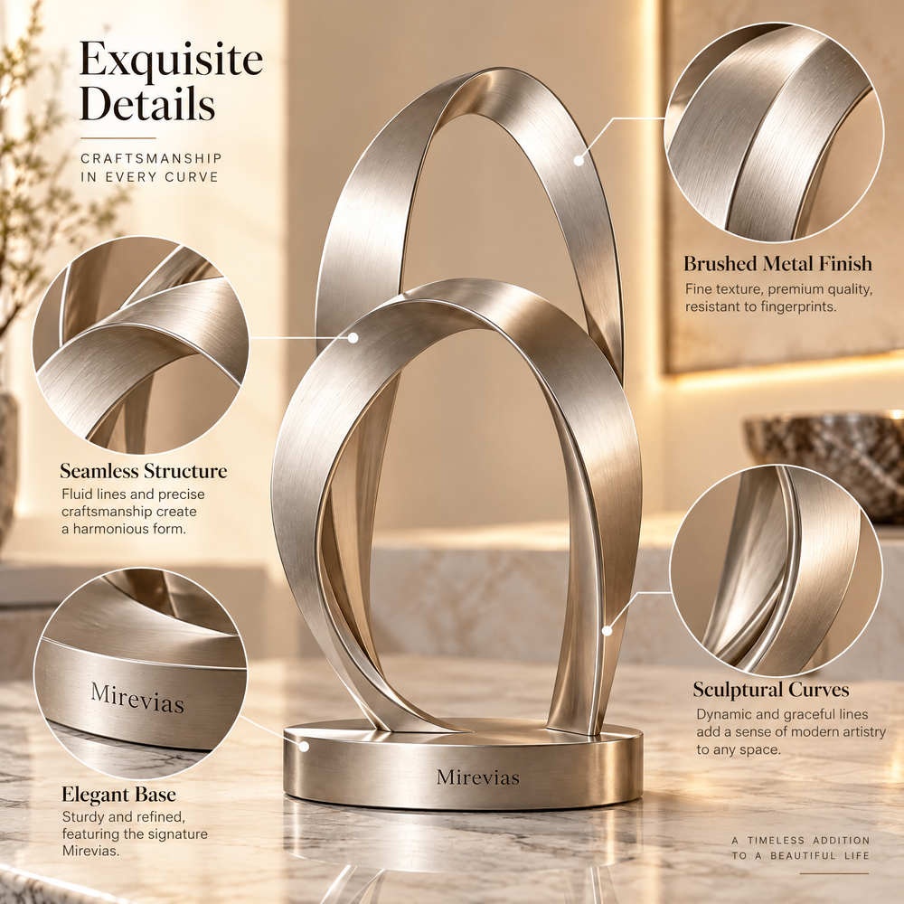 Elzaraly™ Interwoven Harmony Metal Sculpture