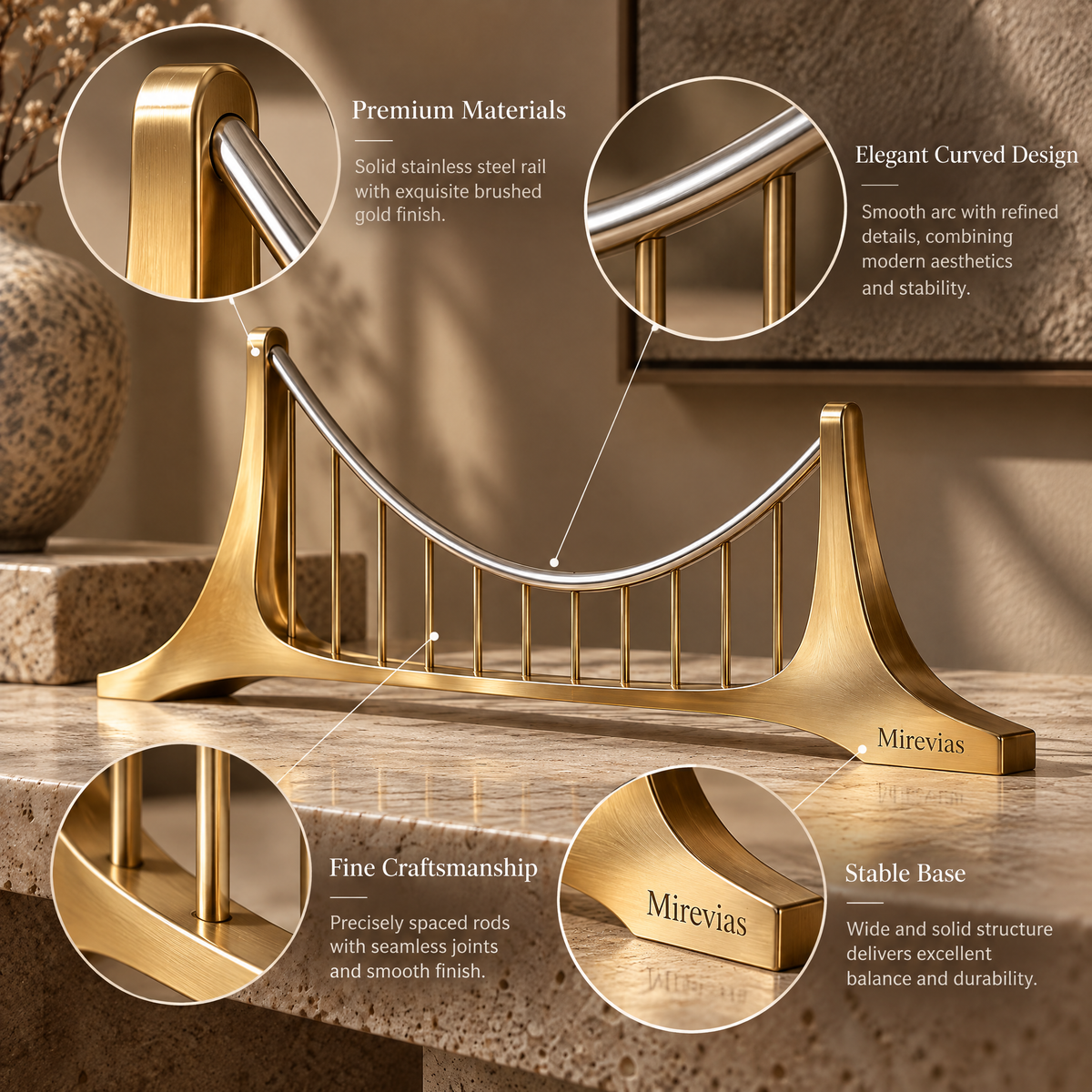 Elzaraly™ Connection Bridge Metal Sculpture